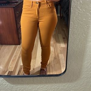 Old navy orange skinny jeans